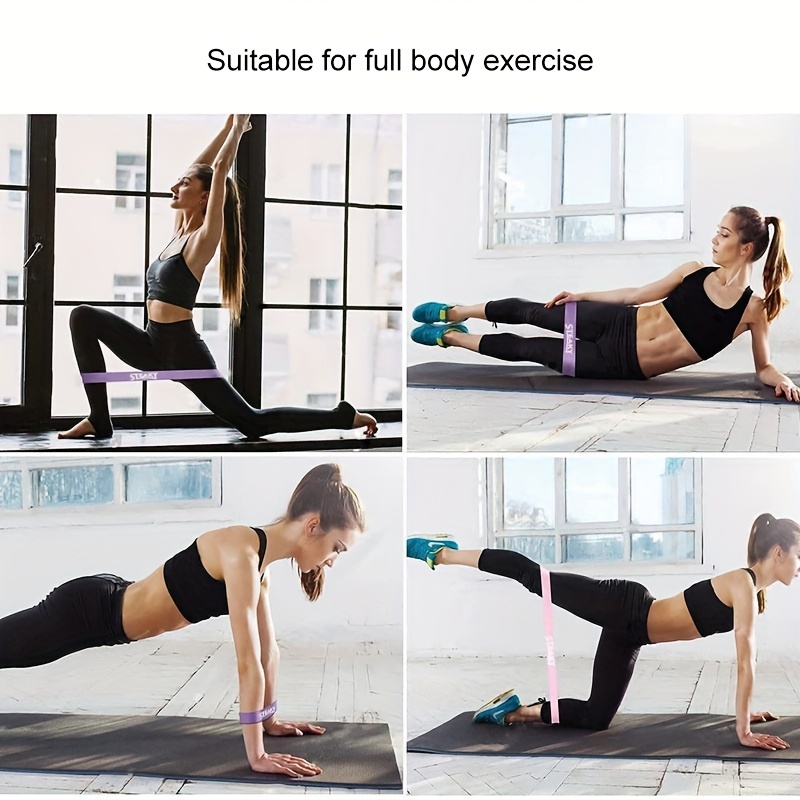 5pcs Yoga Elastic Resistance Band for Legs Shaping Deep Squat Hip