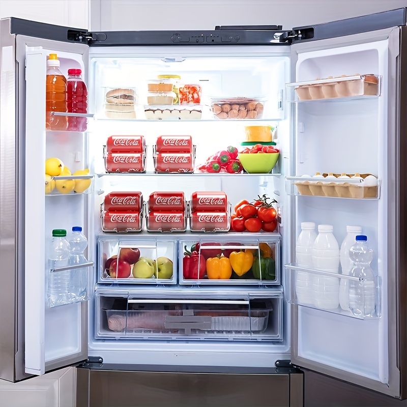 Caja Almacenamiento Bebidas Refrigerador 1/2 Piezas - Temu