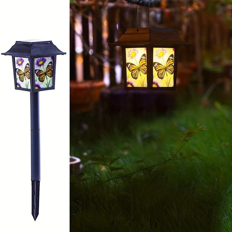Lanterna Solare A Forma Di Girasole In Metallo Con Gancio – Luce LED Da Giardino, Impermeabile, Decorativa Per Esterno