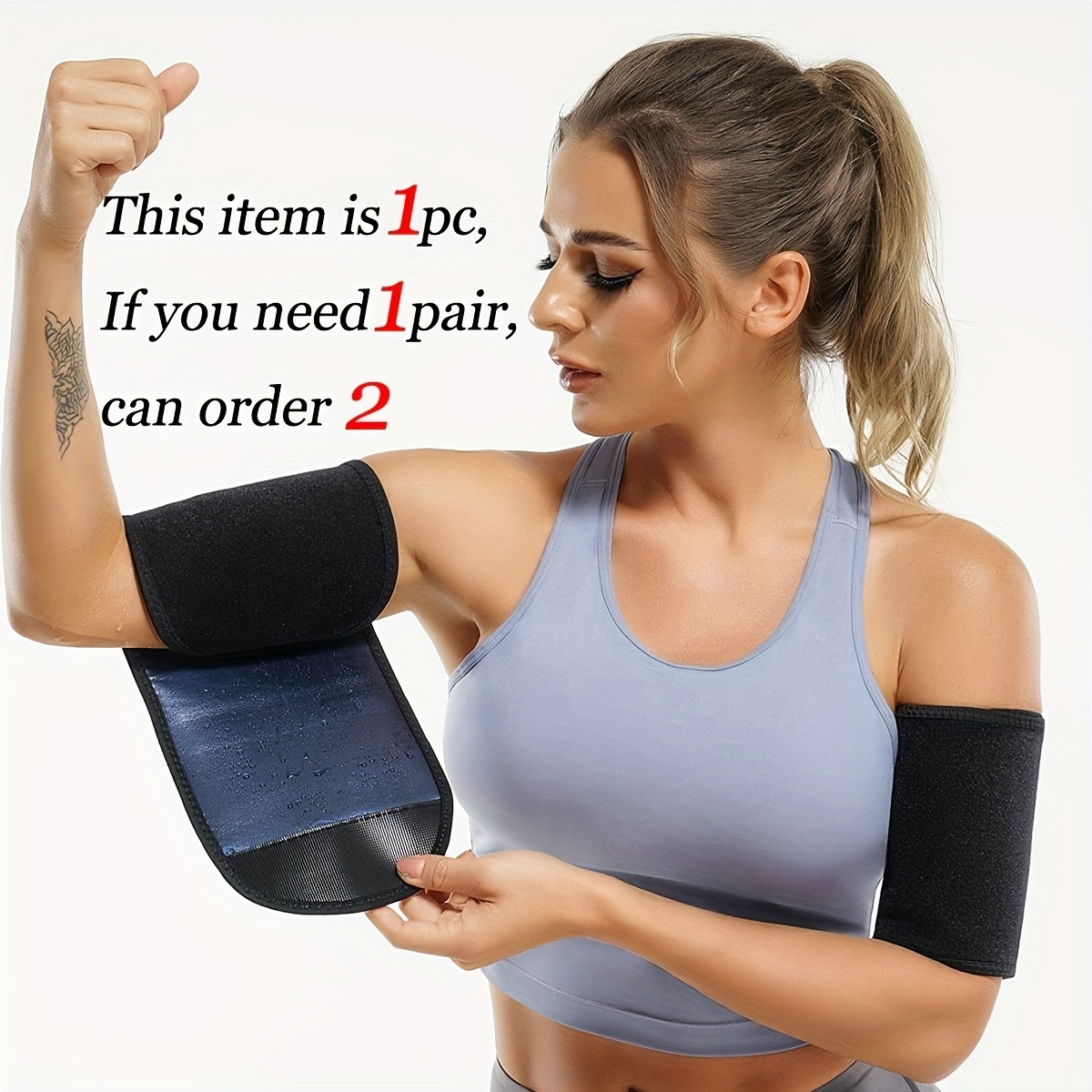 Sweat Arm Trimmers for Weight Loss Slimmer Wraps Lose Arm Fat Sauna Arm  Shaper