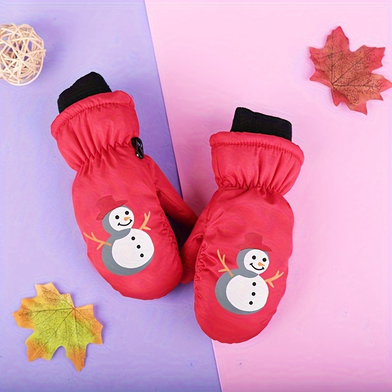 Zando Manoplas de invierno para niños pequeños guantes de esquí  impermeables guantes de nieve cálidos para niños pequeños – Yaxa Guatemala