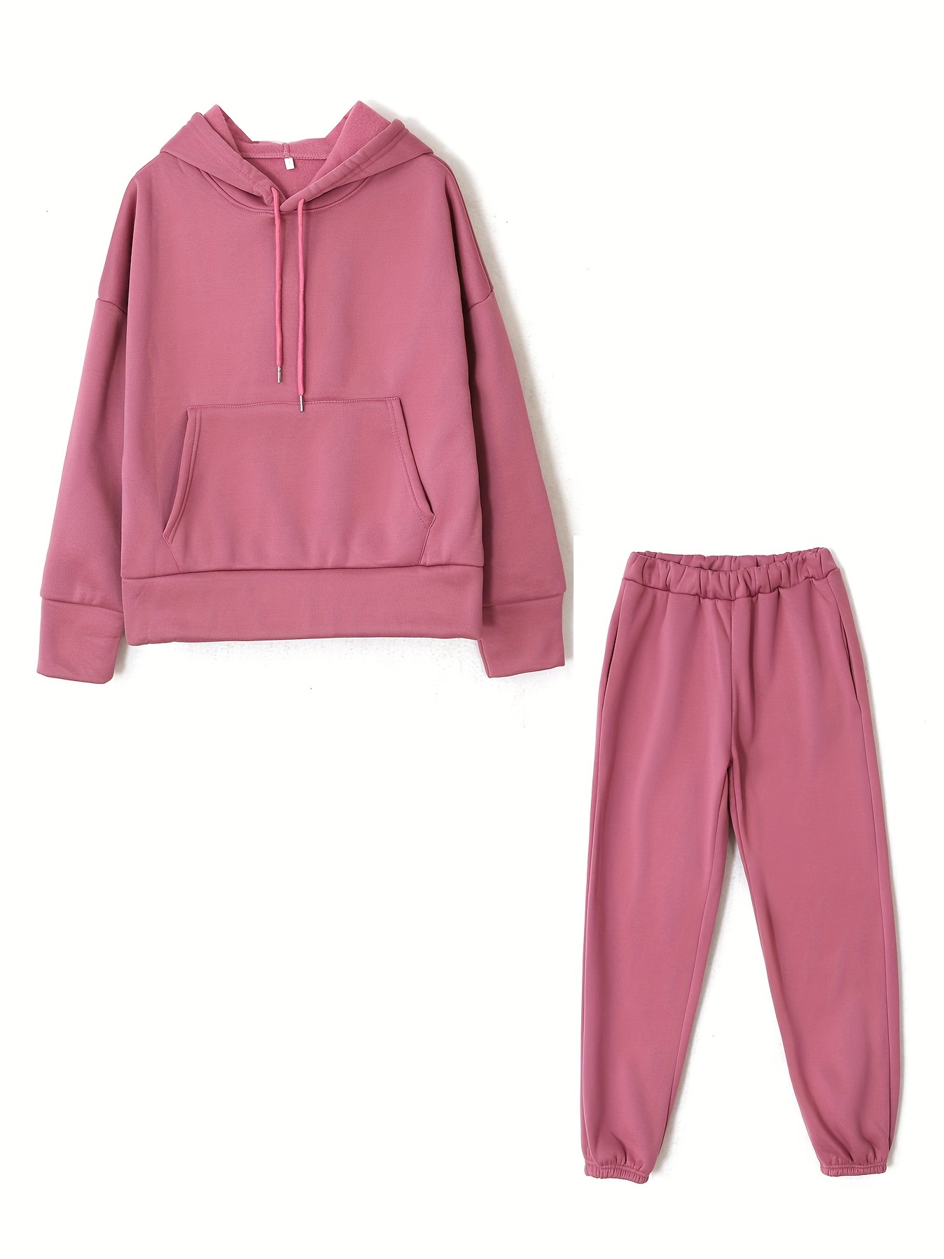 Sporty Solid Pocket Hoodies 2 Piece Pant Sets F2870  Cute sweatpants outfit,  Clothes, Clothes for women