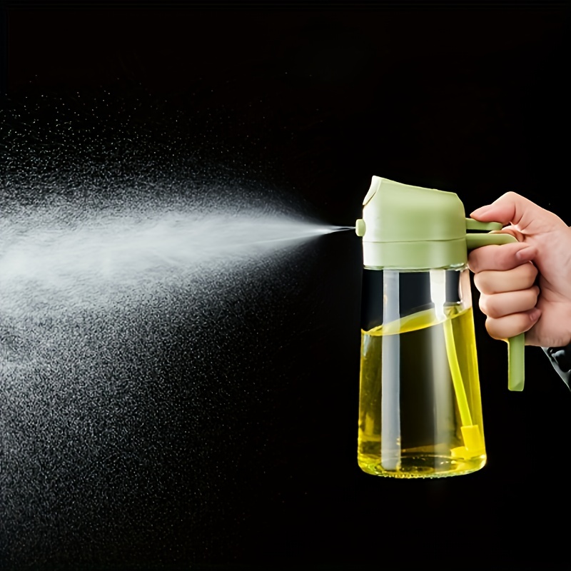 SPADES STORE® - Pulverizador de aceite de oliva, dispensador de aceite,  botellas de aceite, botella de spray de aceite de oliva de 3.4 fl oz  (dorado)