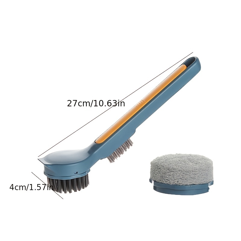 Two-in-one Pot Scrub Brush With Long Handle And Special Fiber