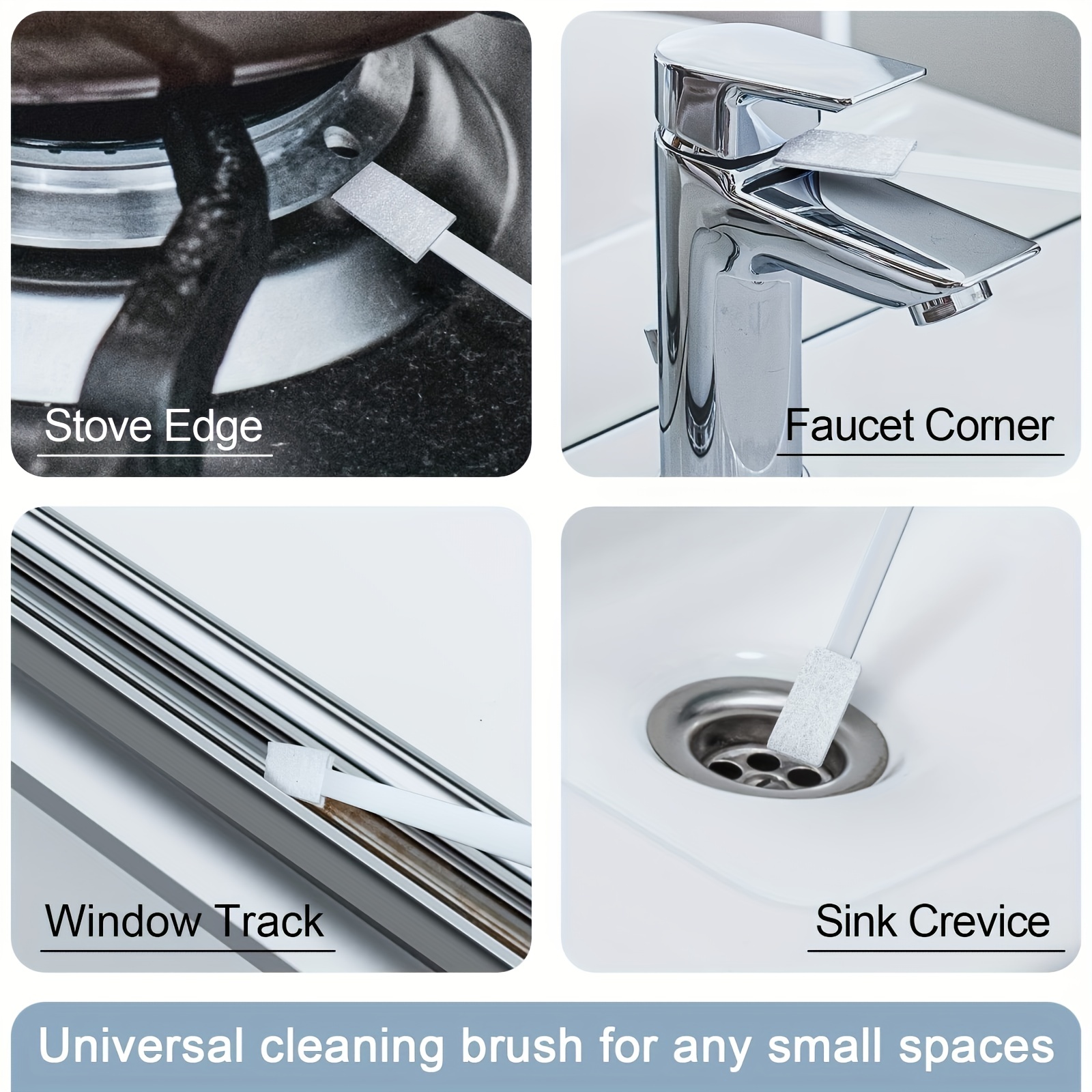 Disposable Crevice Cleaning Brushes For Small Spaces Detail - Temu