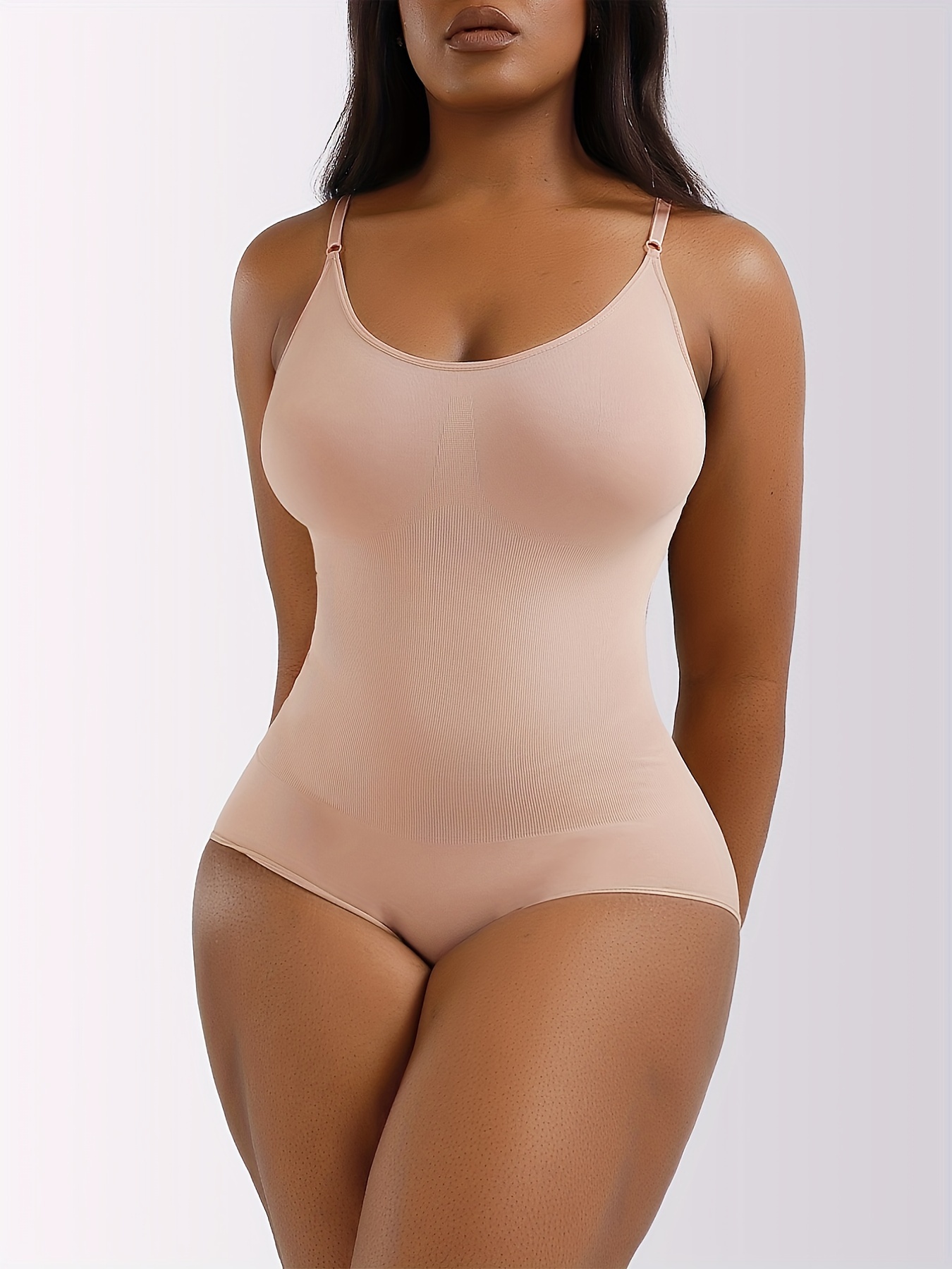 Bodysuit For Women Tummy Control Shapewear Mid-thigh Seamless Full Body  Shaper - Temu Italy