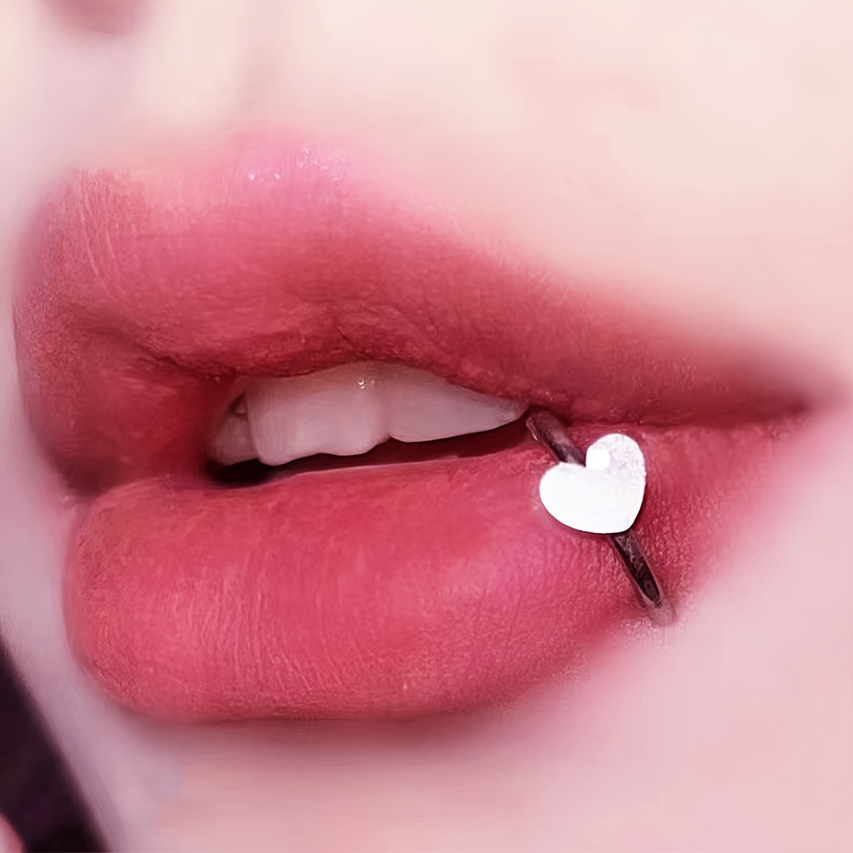 Cross hot sale lip piercing