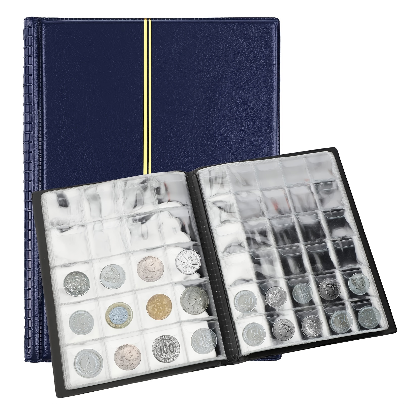 250 Pockets Coin Collection Holder Album For Collectors - Temu