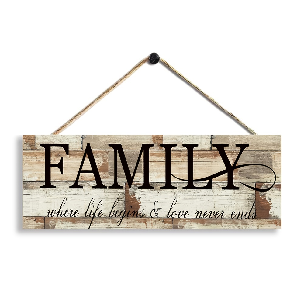Quote Signs Farmhouse Rustic Funny Sweet Family Decorative - Temu Australia