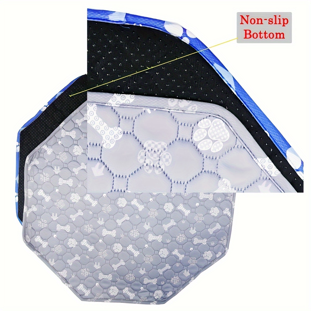 Octagon Dog Pee Pads, Washable Pet Cat Sleep Play Pad, Reusable Dogs Puppy  Mat, Pet Training Pads For Dogs, Absorbent And Leak-proof Whelping Pads,  Non-slip Puppy Pads, Puppy Training Pads For Playpen