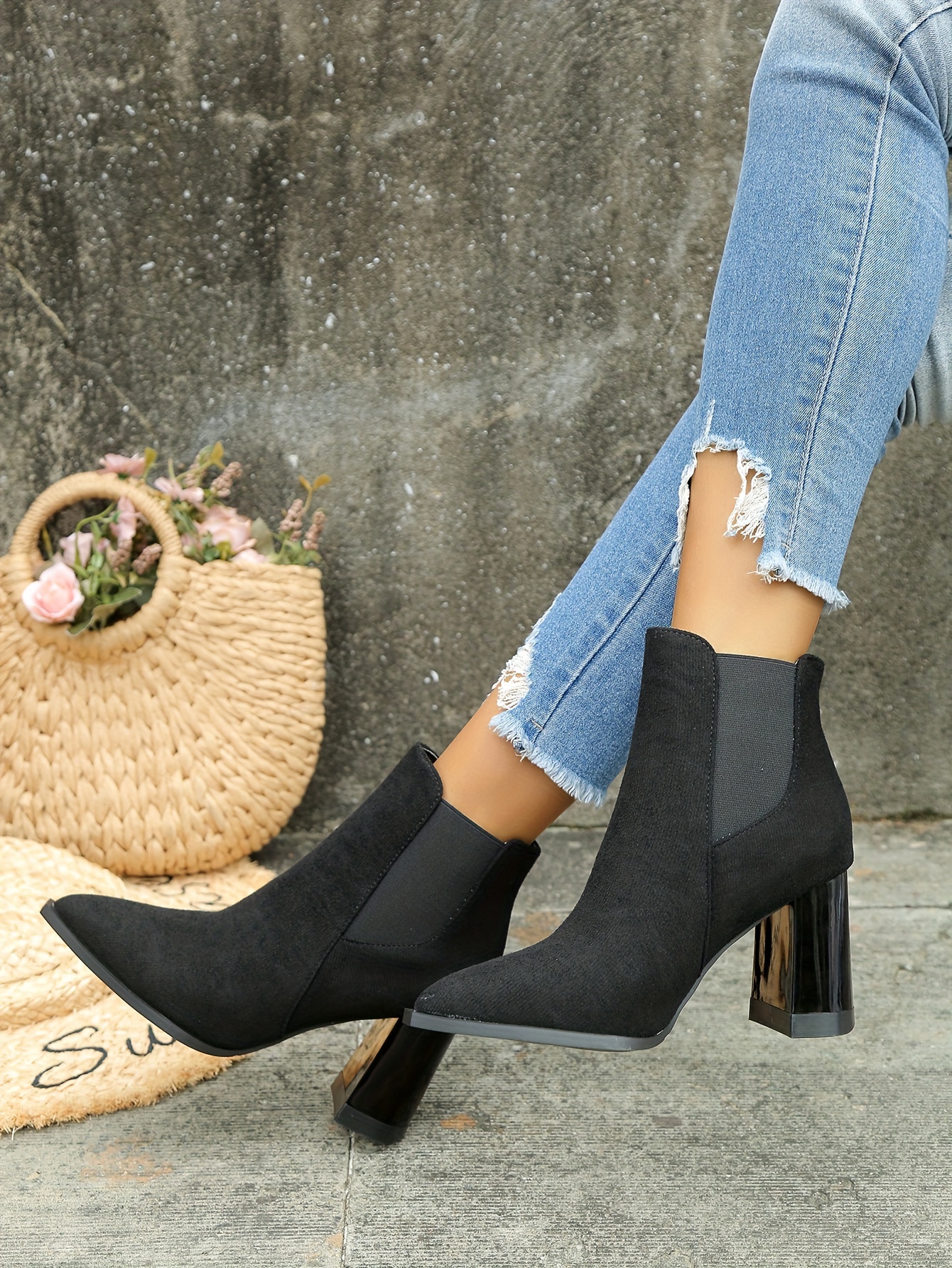 Stuart weitzman shorty block heel boot online