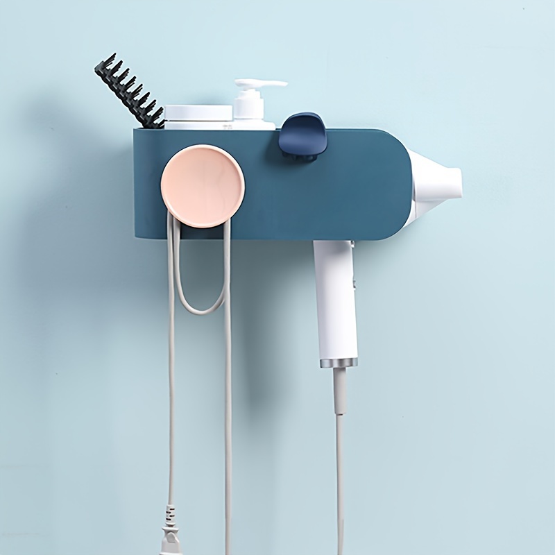 Hair Dryer Holder Hair Tool Organizer Adjustable Height Wall - Temu
