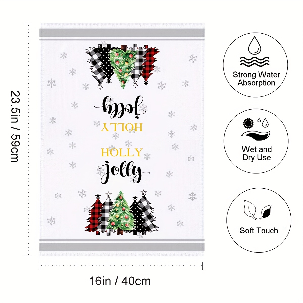 Christmas Hand Towels, Snowflake Snowman Santa Claus Elk Printed Towel Dish  Towel, Christmas Kitchen Decoration, Christmas Decor, Dining Table Decor,  Kitchen Supplies, Home Decoration, New Home Bathroom Housewarming Gift -  Temu