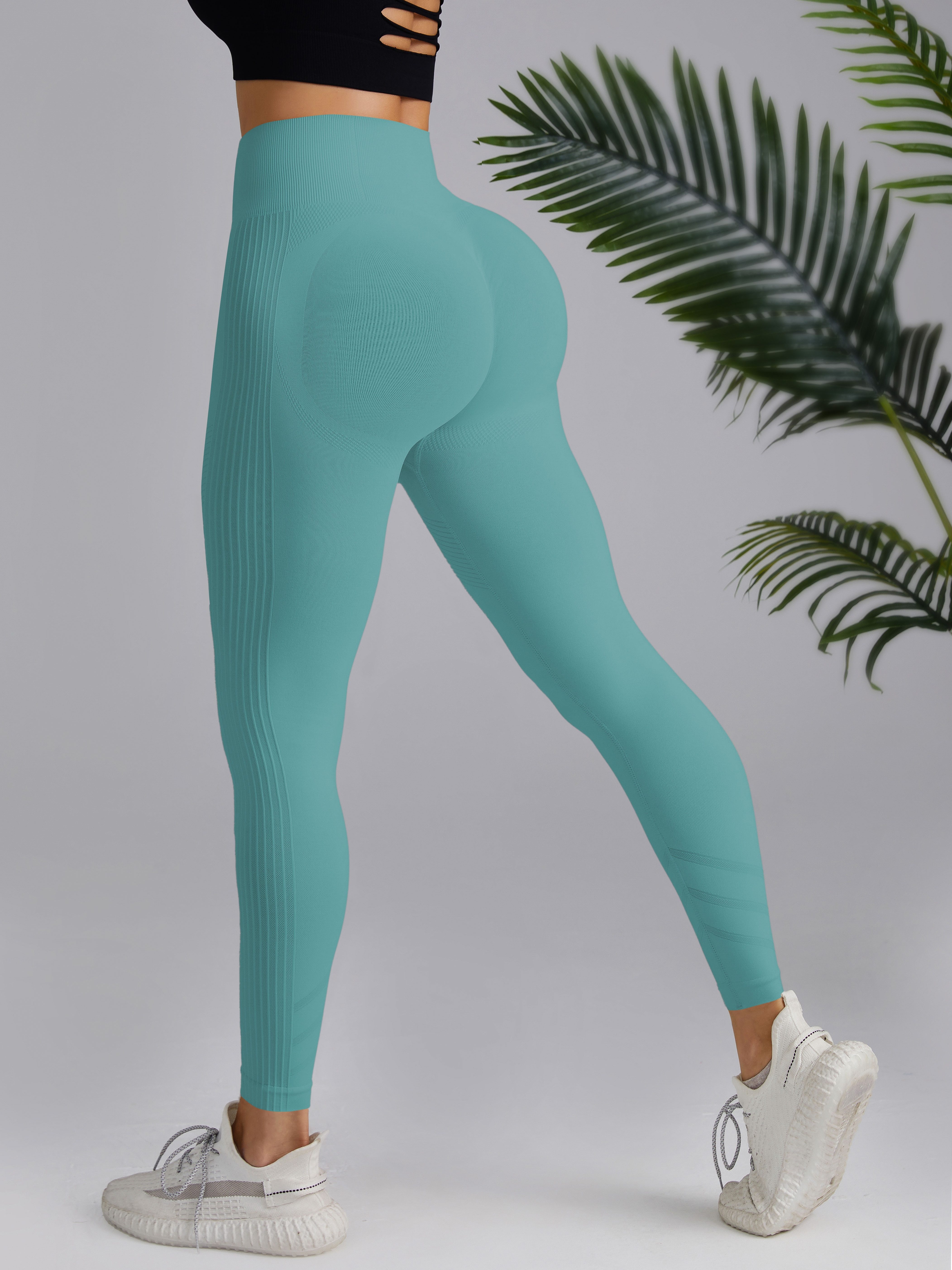Women's Scrunch Butt Lifting Leggings Seamless Workout Gym - Temu