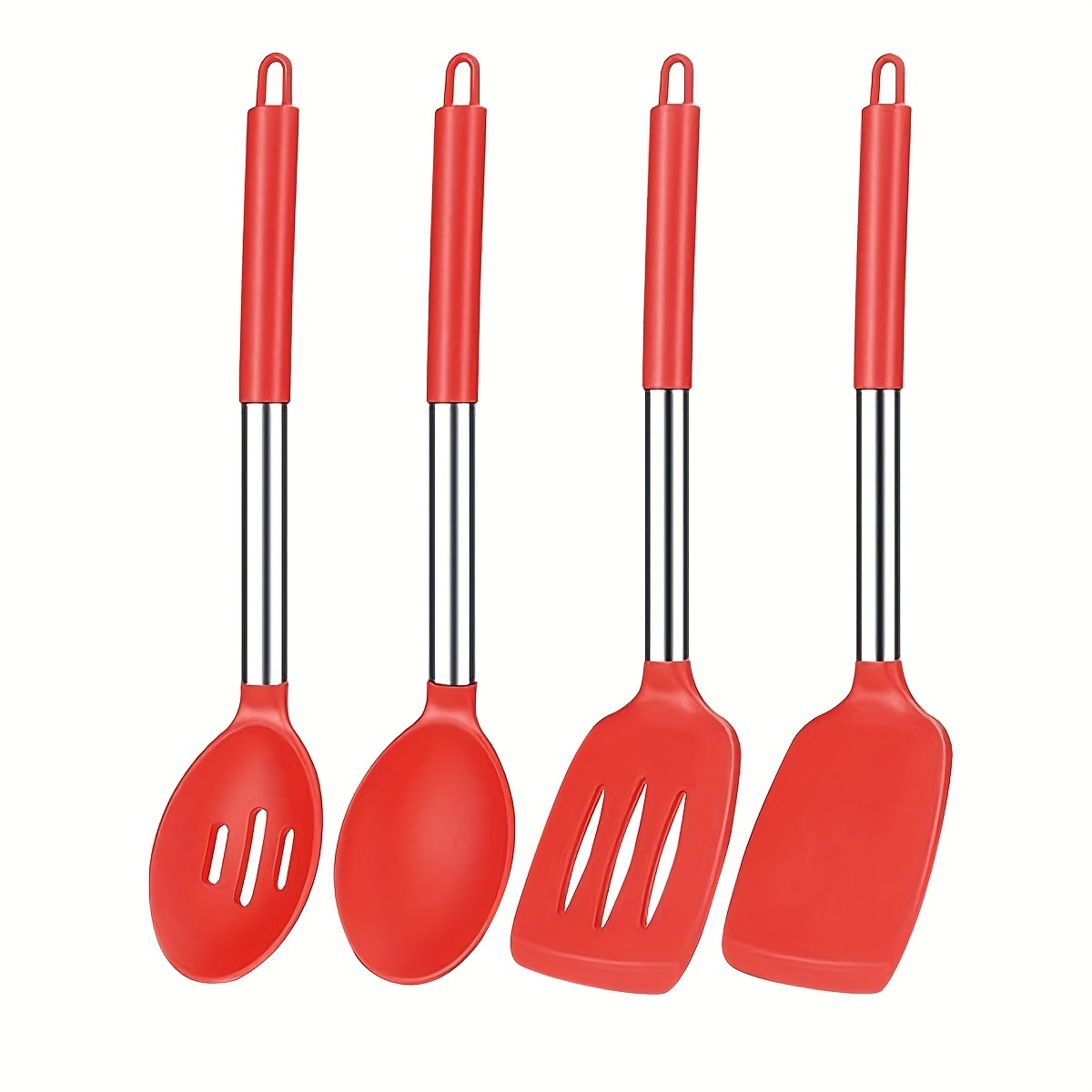 Uperior Utensilios De Cocina De Silicona Set 5pcs Rojo