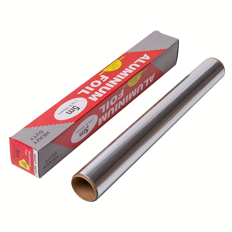 1 Roll Household Durable Non Stick Aluminum Foil For Bbq Roasting Baking  And Food Storage Baking Supplies Kitchen Items - Health & Household - Temu  Malaysia