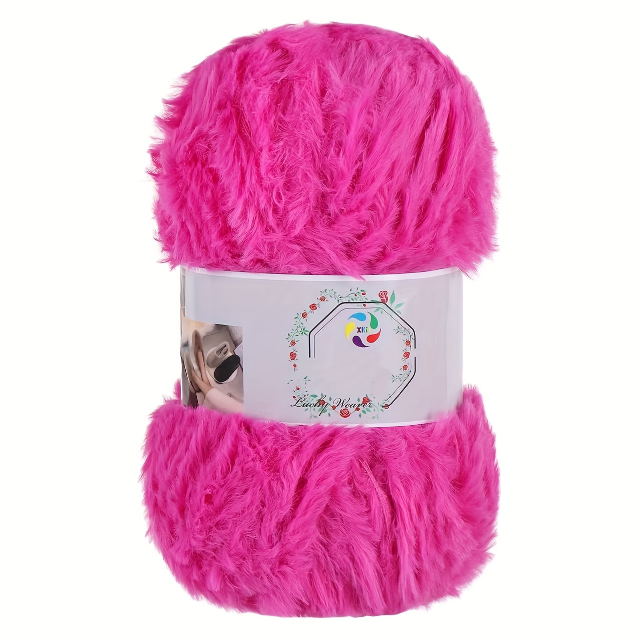 1pc Faux Mink Fur Yarn Soft Yarn For Diy Knitting And Crocheting Hat Scarf  Purse 100g Pc - Arts, Crafts & Sewing - Temu Italy