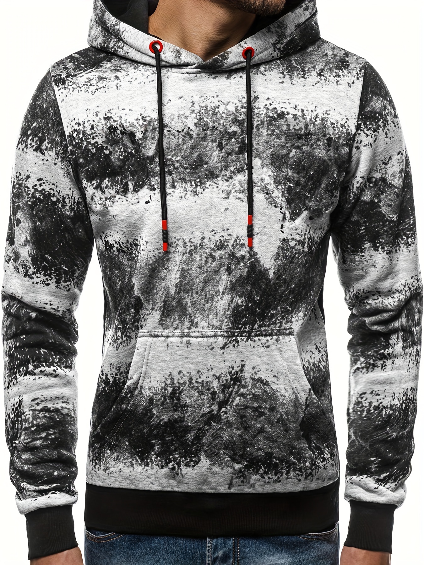 Tie Dye Hoodies For Men Hoodie With Kangaroo Pocket Comfy - Temu