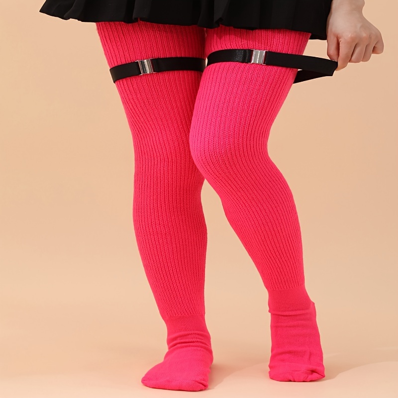 Thin Soft Thigh High Stockings Breathable Elastic Knee Socks - Temu Canada
