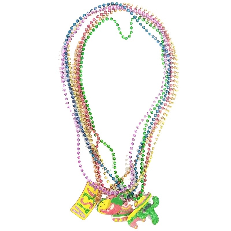 Cinco De Mayo Fiesta Necklaces Bead Mexican Birthday Party - Temu