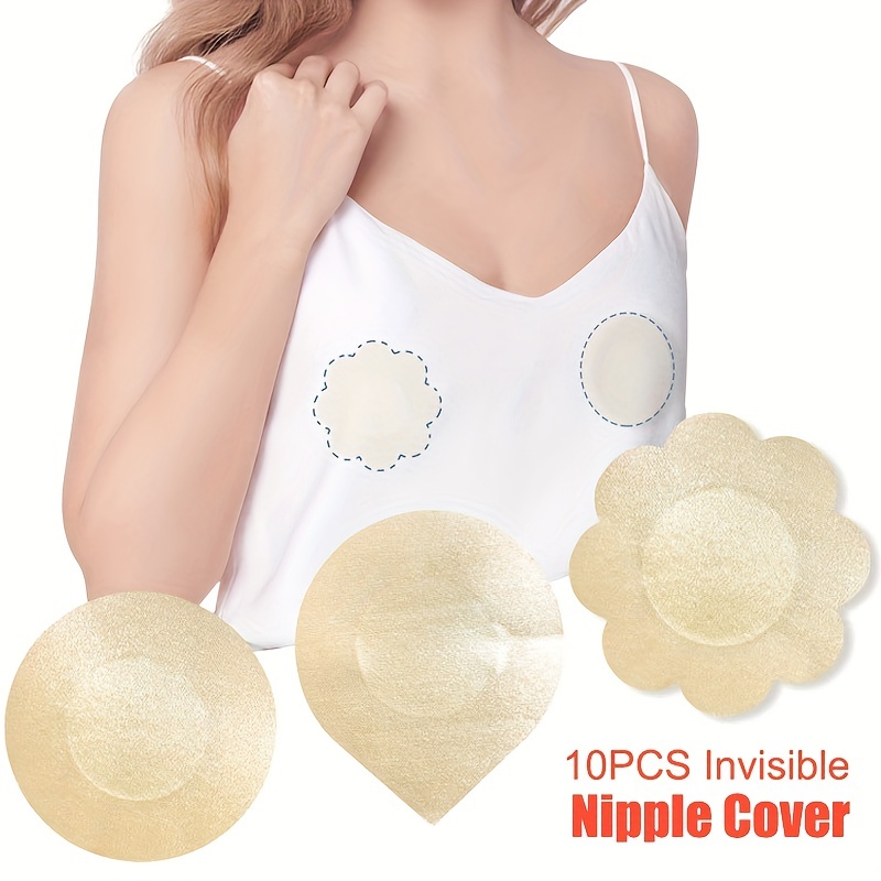 2pcs Breathable Nipple Covers Anti-exposyre Pad For Women's Wedding Dress  Summer Ultra-thin Sticky Pasties