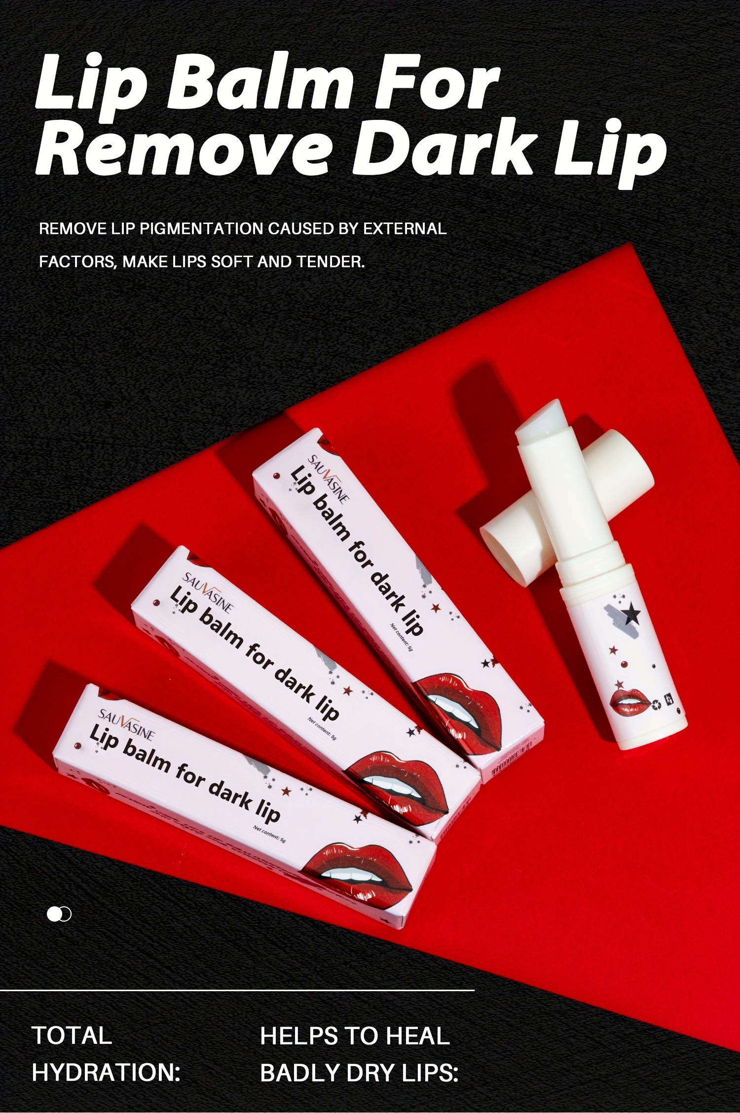 Exfoliating Lip Balm Look Pigmentation Smooth Lips Lines Temu