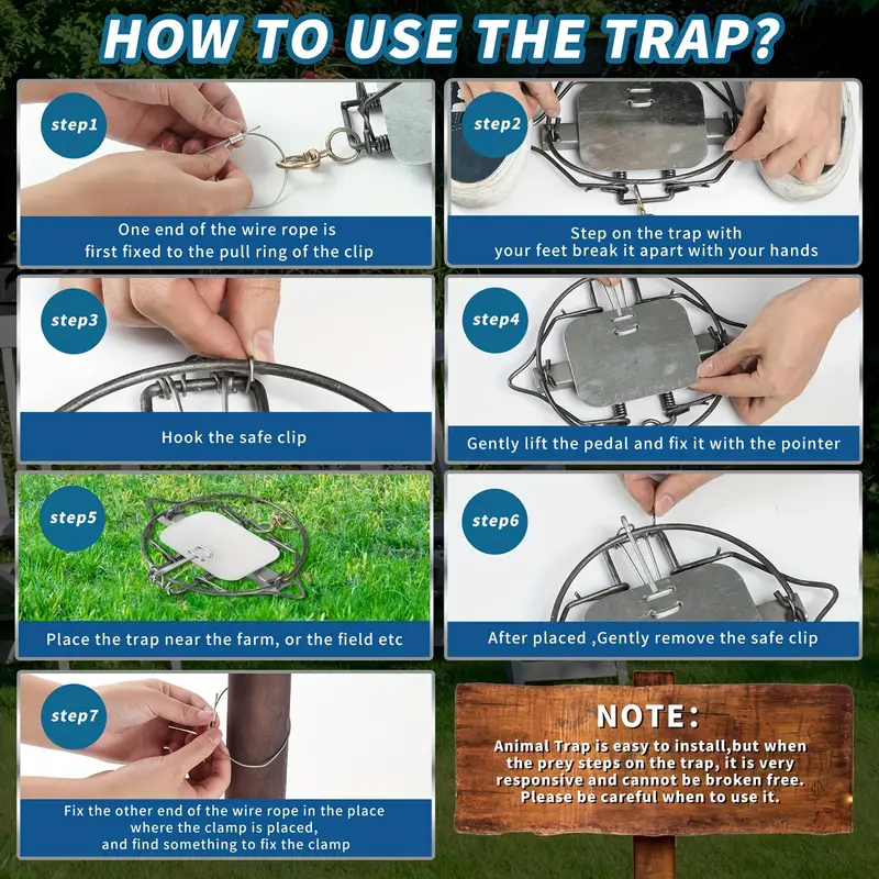 Mouse Trap Rodent Cage Mole Repeller Rat Trap Animal Trap - Temu