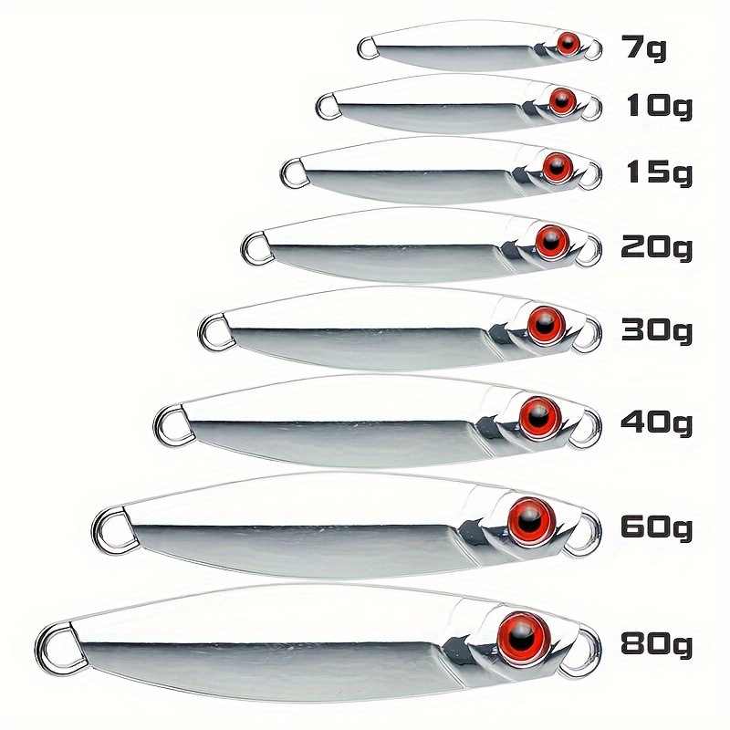 5pcs Fishing Lures Set, Metal Spoons, Hard Bait For Sea And Lake Fishing,  Accessories For Saltwater Freshwater, Trout Bass Salmon Fishing Lure