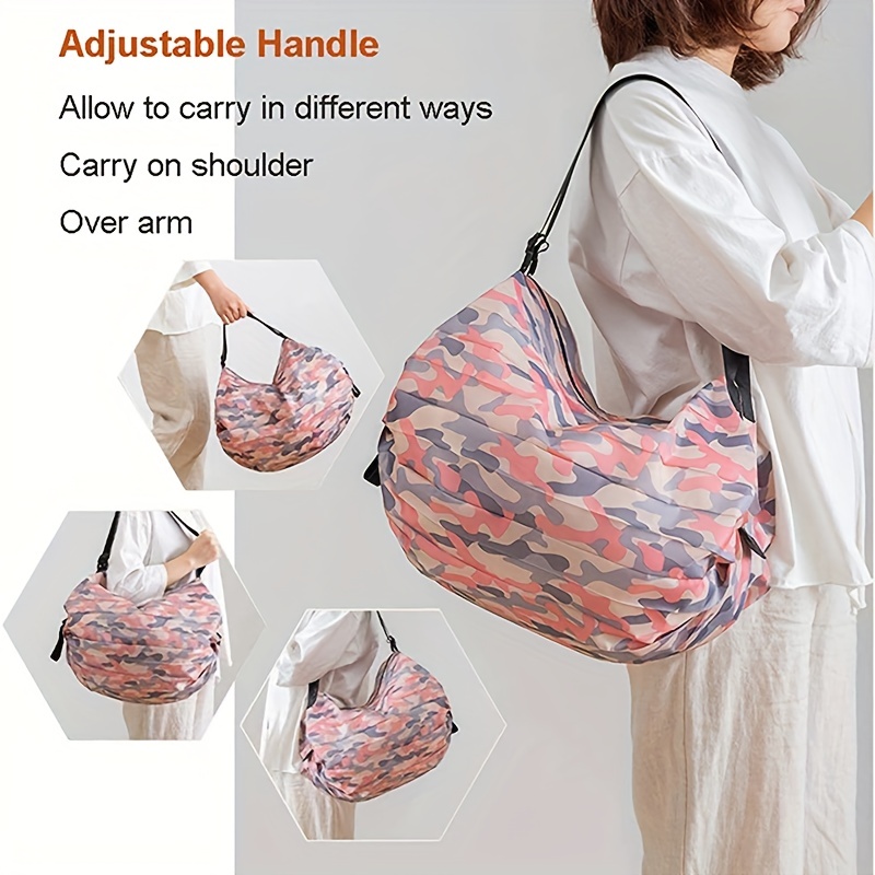 Large Capacity Travel Storage Shoulder Bag Portable Folding Bag