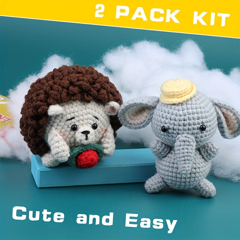 Juego de crochet para muñecas Tutoriales en vídeo paso a paso Hilo  adicional incluido Kit completo de crochet para principiantes – Los mejores  productos en la tienda online Joom Geek