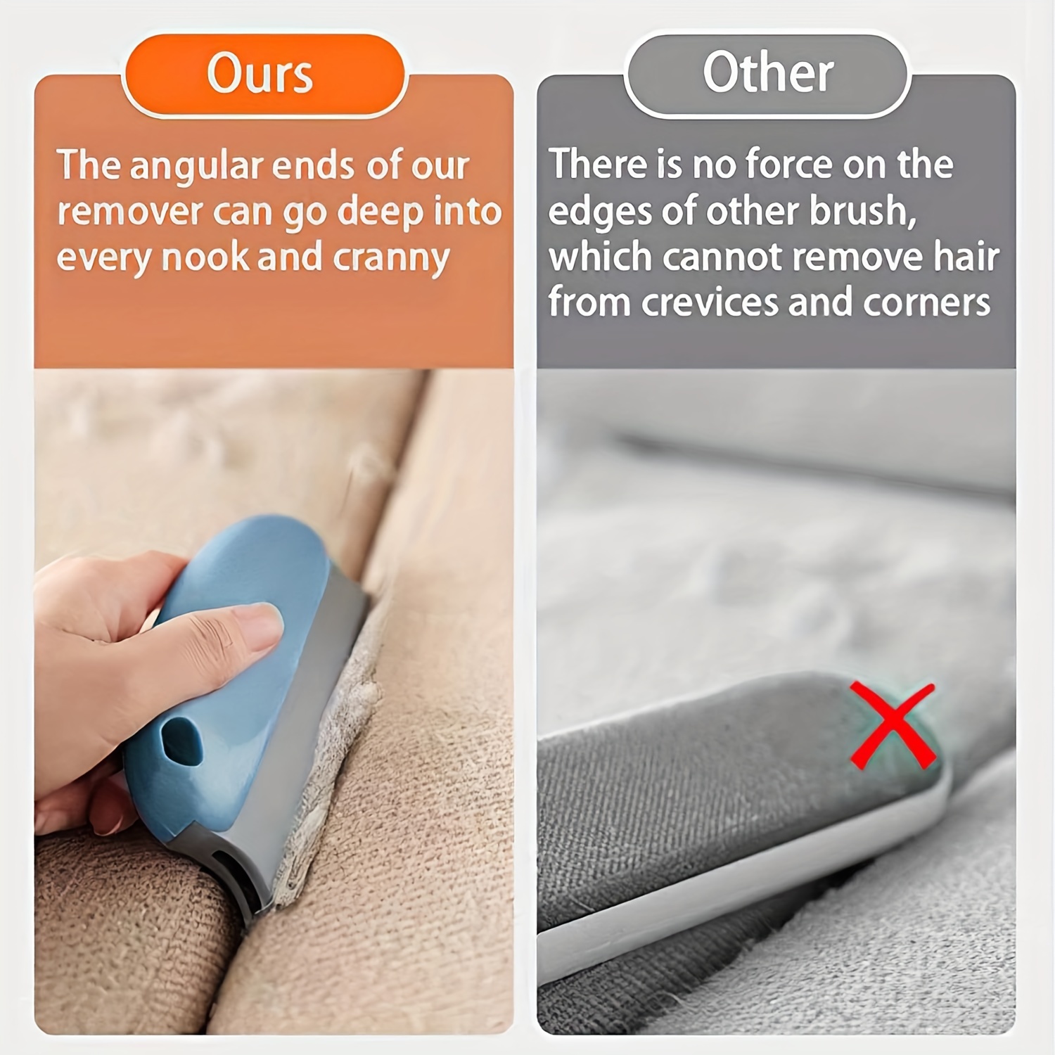 2 Pack Portable Hair Remover, Pet Hair Remover, Portable Lint