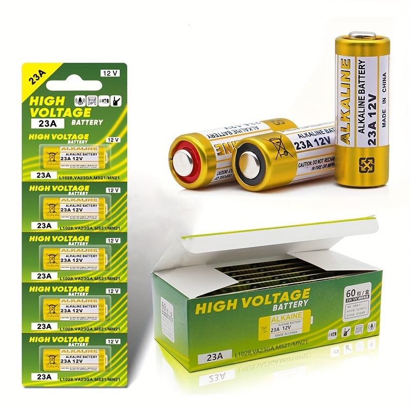 Alcalina Mini Dry Baterias Gate Remote Control Pilas A27 L828 27A 12V  Battery - China 23A, 12V