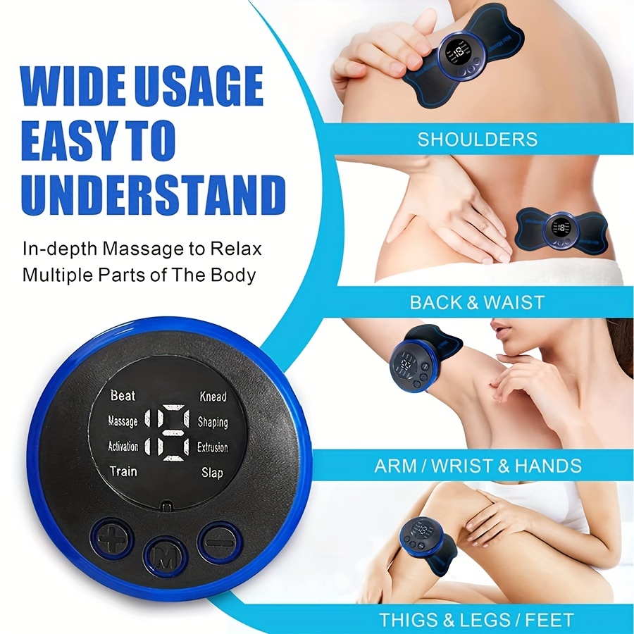 Low Frequency Pulse Intelligent Mini Massager Lumbar Back Massager  Multifunctional Fitness Instrument Shoulder And Neck Massage Stickers For  Men And Women To Relieve Soreness And Fatigue - Temu Philippines