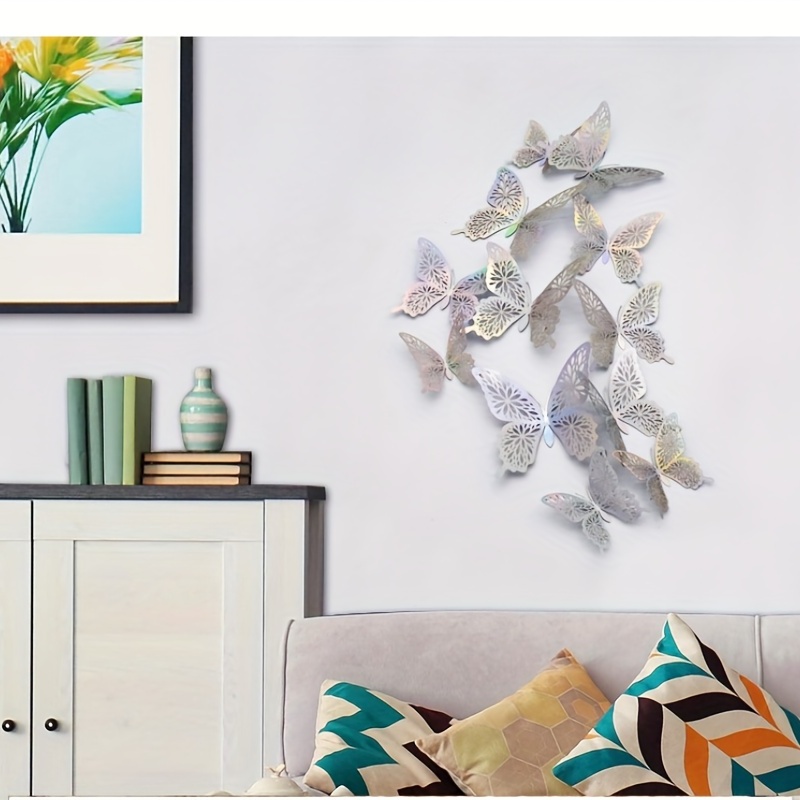 3d Butterfly Wall Decor Butterfly Decorations 3d Butterfly - Temu