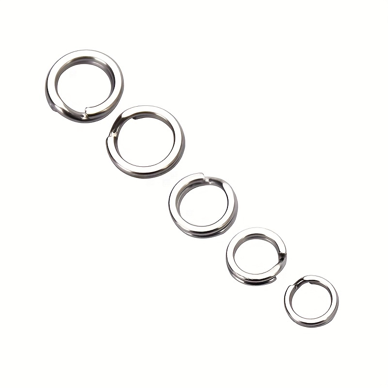 Durable Stainless Steel Split Rings Saltwater Freshwater - Temu Canada