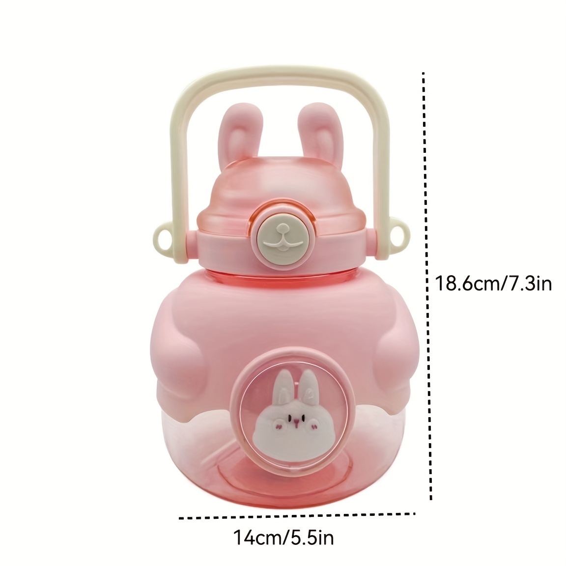 Cute Glass Water Bottle Girls, Cartoon Glass Water Bottles