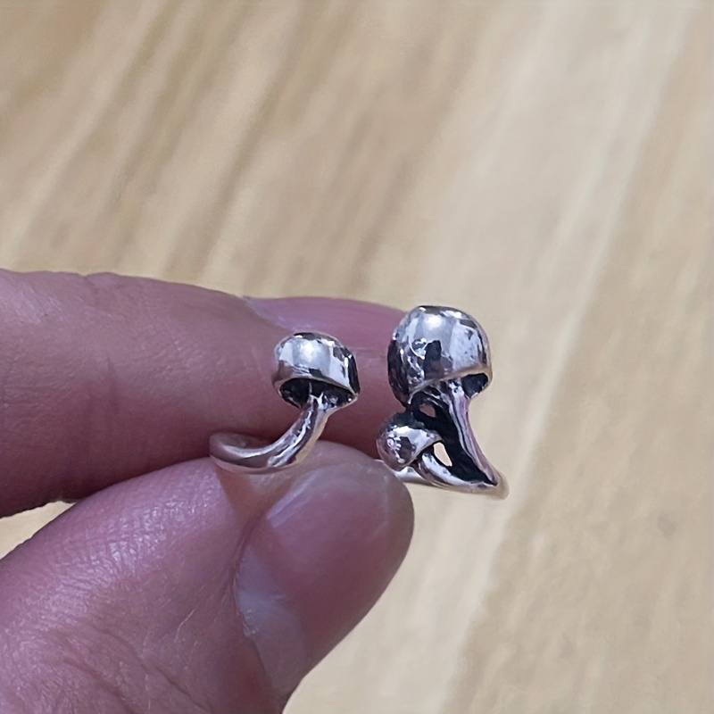 Creative Mushroom Open Ring for Women, Wedding Gift