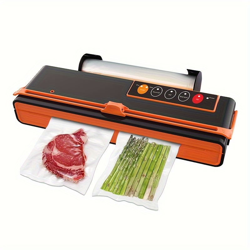 Commercial Vacuum Sealer Machine Seal A Meal Food System Sealing Machine 60kpa Food Sealing Machine, Free 10 Food Bags, Easy to Clean, Simple to Opera