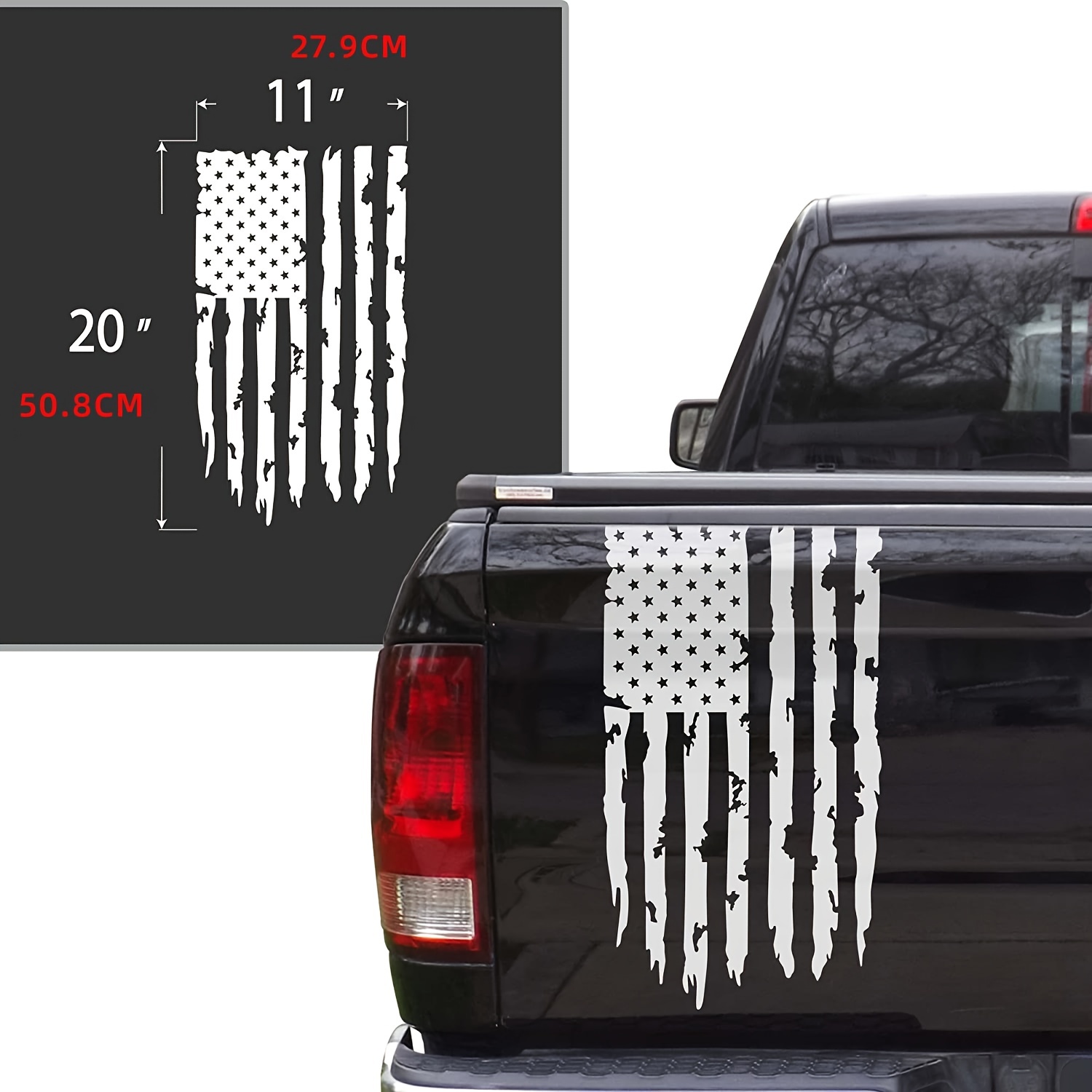 Show Patriotism American Flag Pickup Truck Car Sticker! - Temu