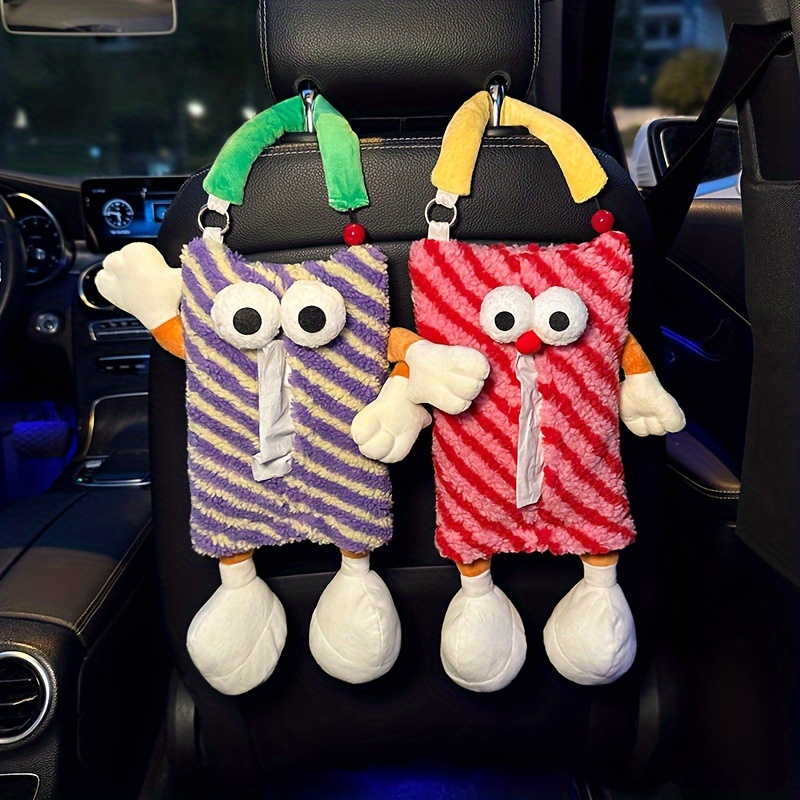 Car Tissue Box Plush Animals Cartoon Cute Hanging Multi - Temu Canada