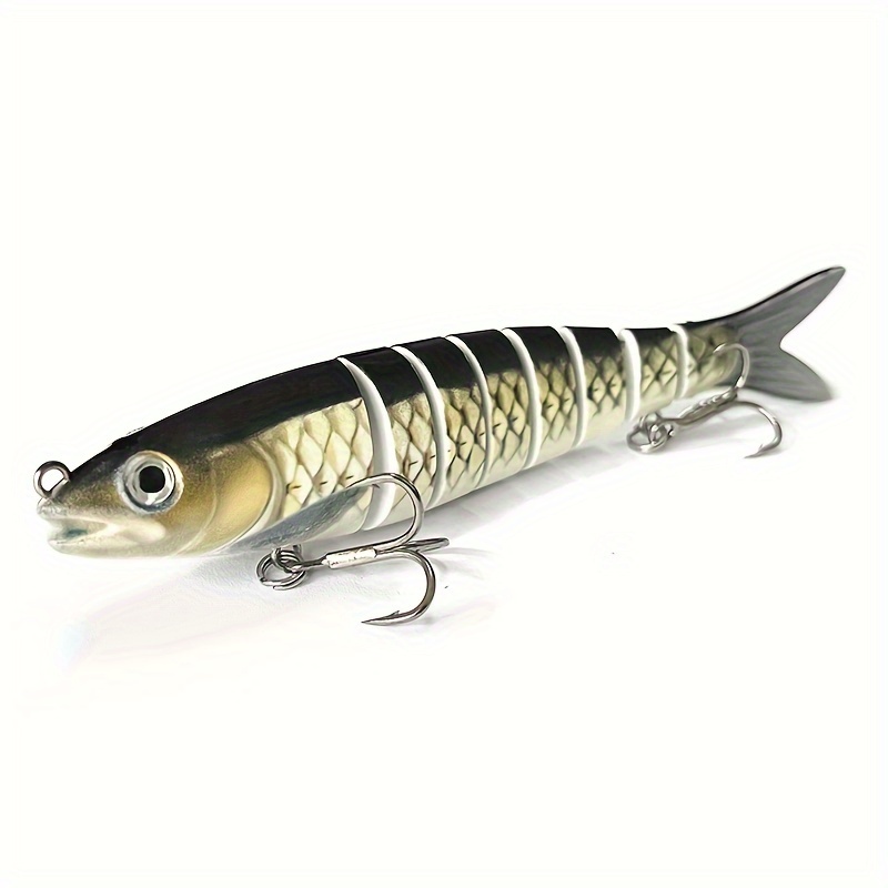 1pc Qqnal Multi-jointed Swimbait Crank Bait - Slow Sinking Bionic Artificial Bait For Freshwater And Saltwater Trout And Fishing - 19g/13.5cm/5.31in - Includes Fishing Accessories
