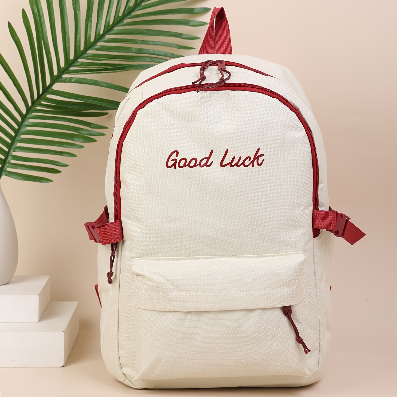 5pcs set Letter Backpack Canvas Bags For Women Men