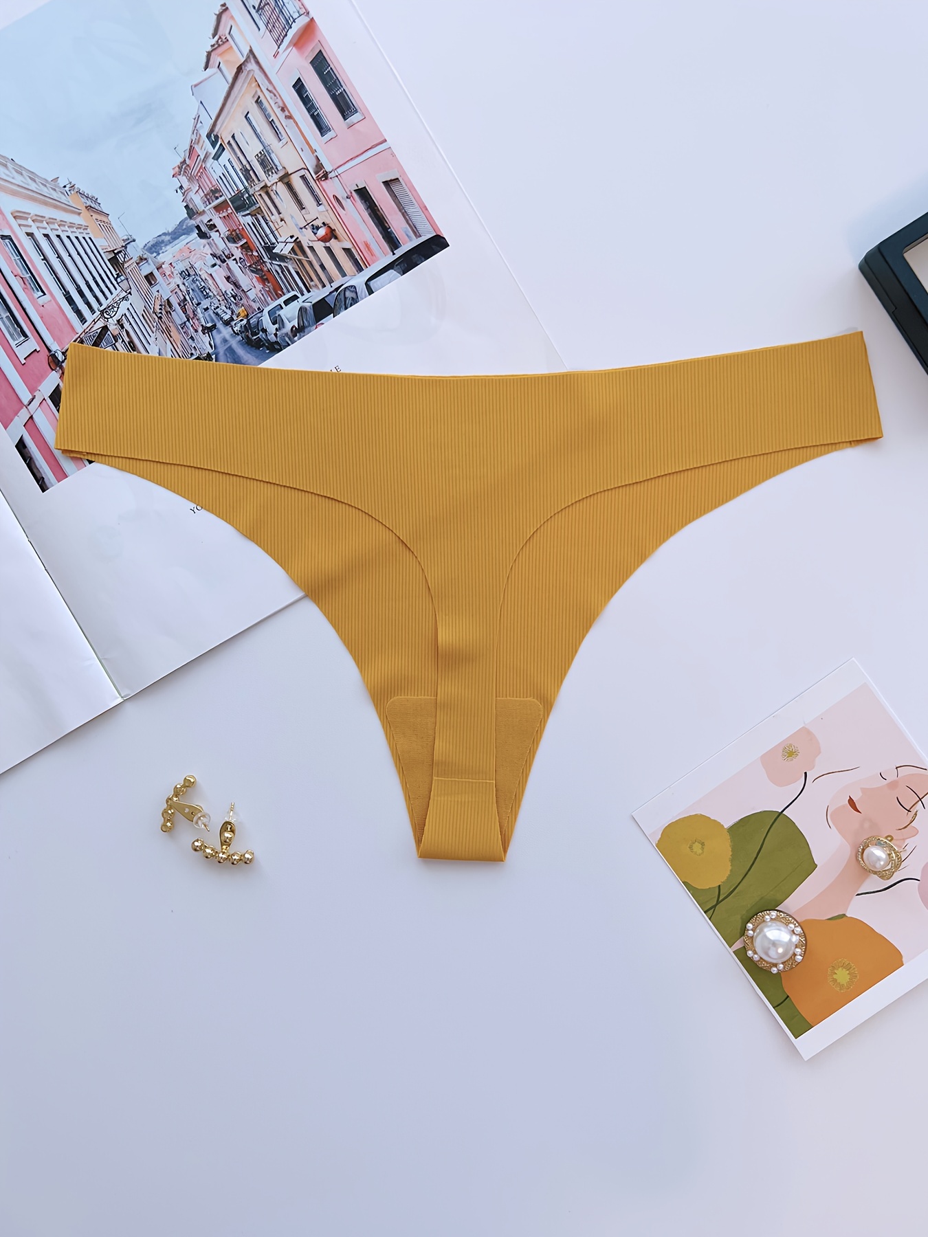 Women's Sexy Seamless Low Waist Panties Naked Quick Dry - Temu Netherlands