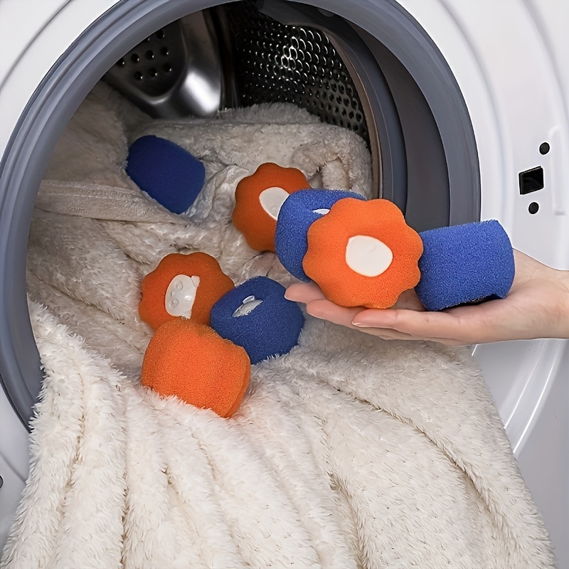 4 pièces Mini boule à lessive magique en Silicone Machine à laver vêtements réutilisables  outil de nettoyage des cheveux boules anti-emmêlement boule à lessive pour  cheveux – les meilleurs produits dans la