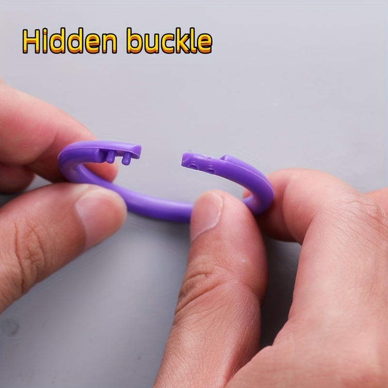 Diy Detachable 5 hole Loose leaf Buckle Ring Clip: Create - Temu