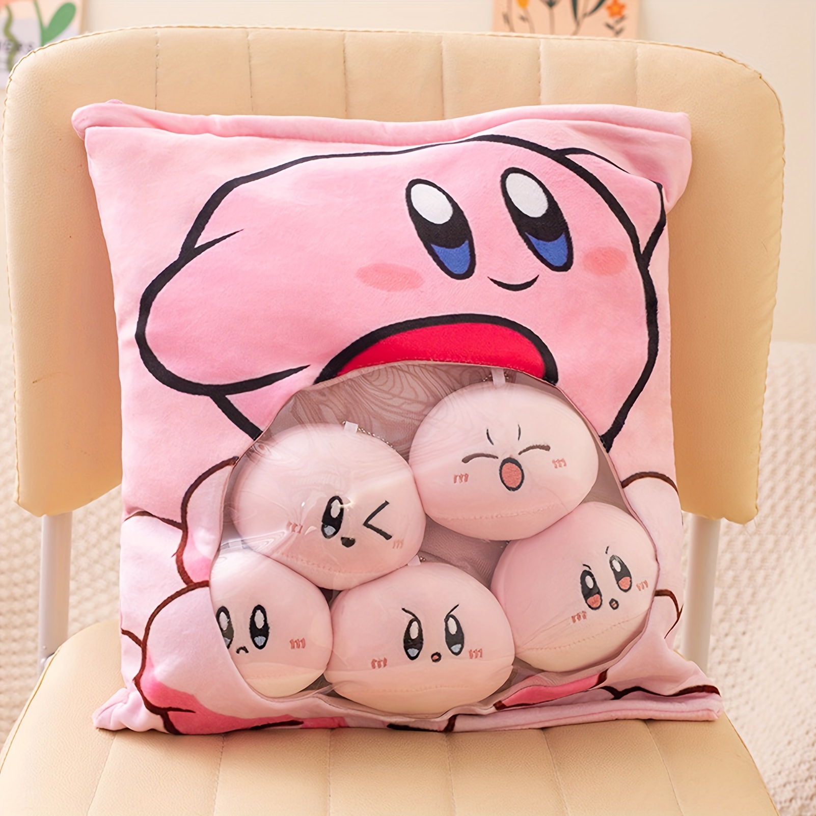 Japanese Anime Kirby Plush Toy Kawaii Star Kirby Peluche Plush Doll Stuffed  Plushies Throw Pillow Girly Home Decor Gift - AliExpress