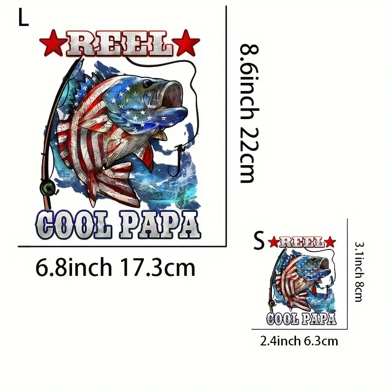 reel Cool Papa American Flag Bass Fishing Design Women Men - Temu