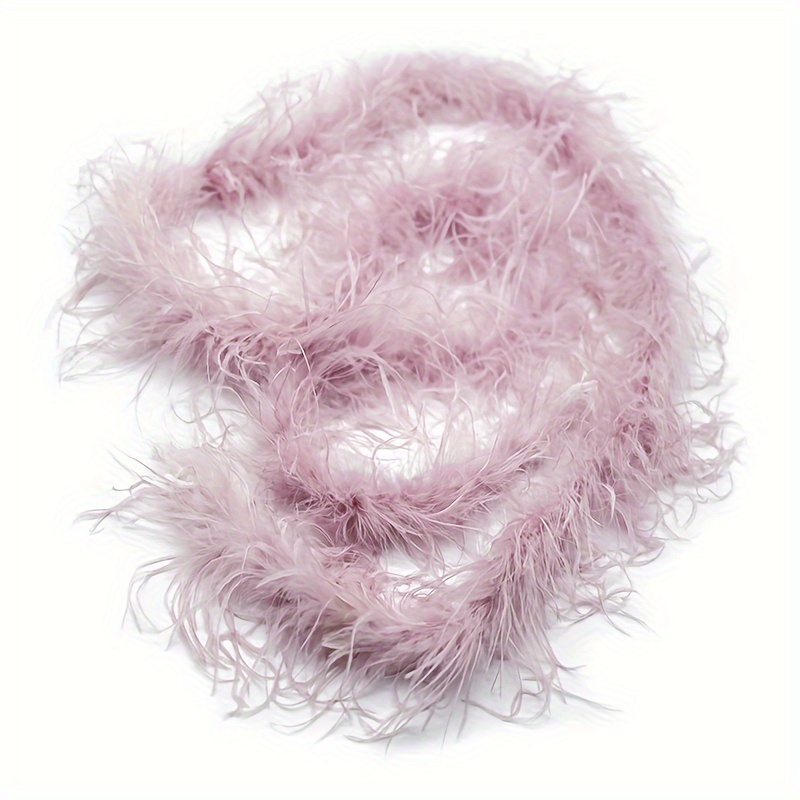Ostrich Feather Strip Colored Feather Strip Multiple Colors - Temu