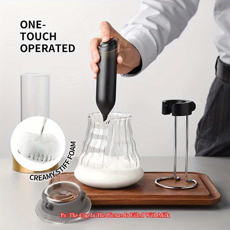 Milk Frother Handheld For Coffee Electric Whisk Drink Mixer - Temu