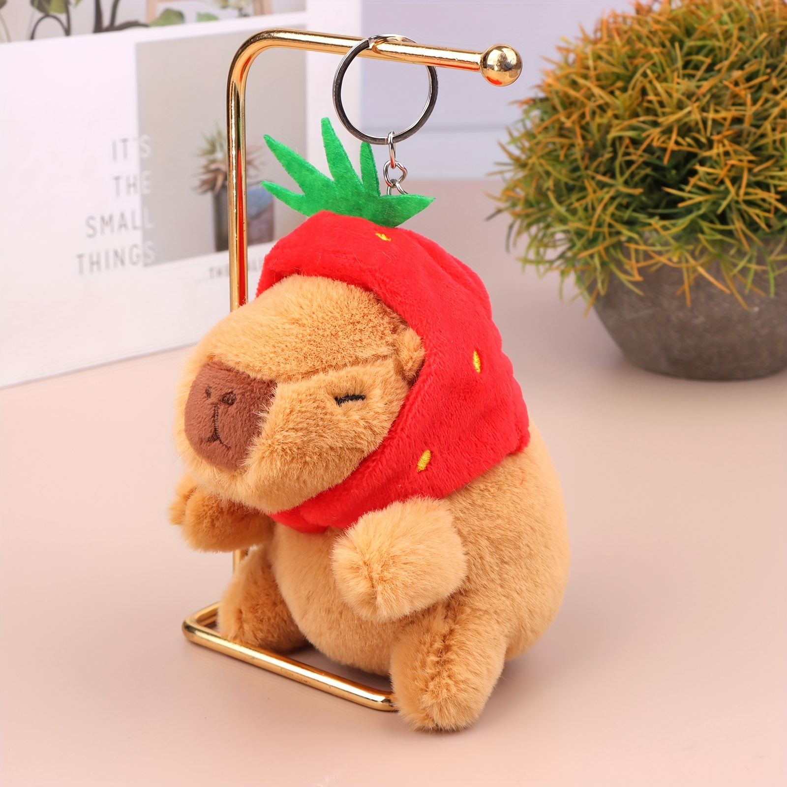 Cute Capybara Plush Toy An Head Capybara Plush Pendant - Temu